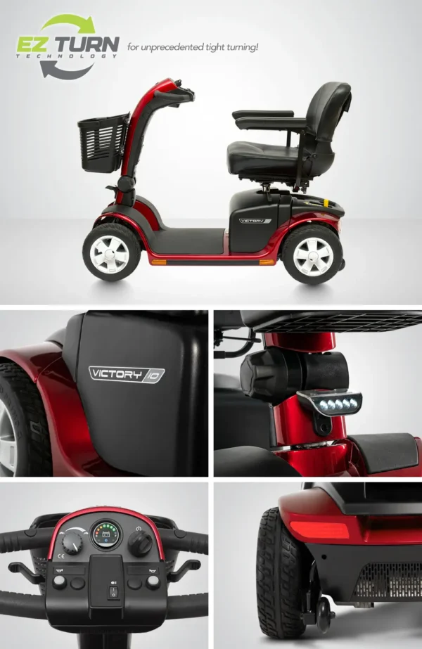victory-10-4w-collage-candy-apple-red Pride Victory 10, 4-Wheel